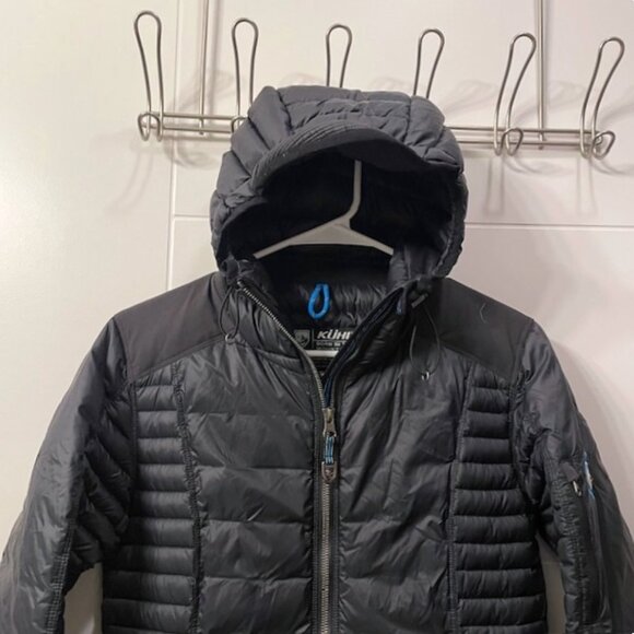 Kuhl SpyFire Down Parka Puffer Coat Black Size XS - Picture 5 of 16